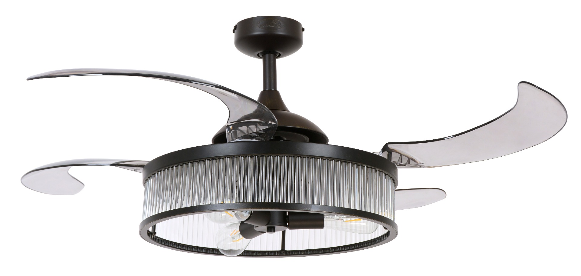 Beacon Fanaway Fanaway Corbelle Indoor Plafondventilator 121CM Antiek Zwart (Incl. Verlichting) afbeelding