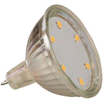 Luxform 12V LED refl. Lamp MR16  warmwit 1,1W 