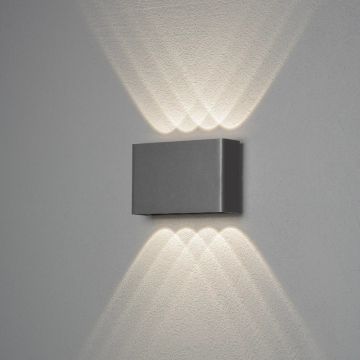 Konstsmide Buiten Wandlamp Chieri | Max. 1x 75W E27 | RVS | IP43 | Dimbaar