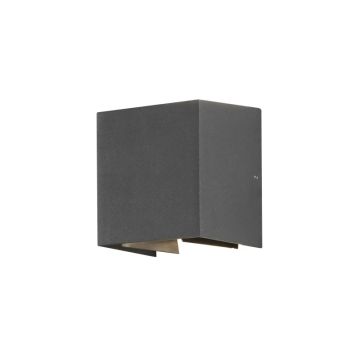 Konstsmide Buiten Wandlamp Cremona | Max. 1x 100W E27 | Zwart Aluminium | IP43 | Dimbaar