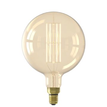 Calex E27 LED Globelamp Megaglobe High Lumen Goud | 10.5W 1100Lm 2100K | 220-240V 821 G200 | Dimbaar
