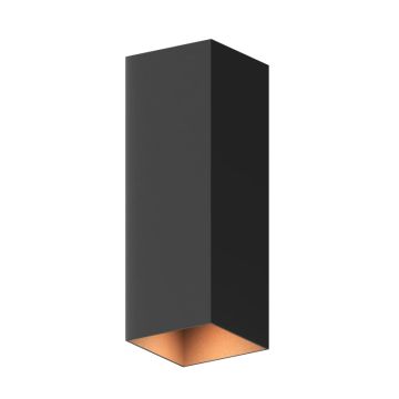 Calex Buiten Up/Downlighter Milan | 8.6W 400Lm 3000K | 830 | IP54 | Zwart-Goud
