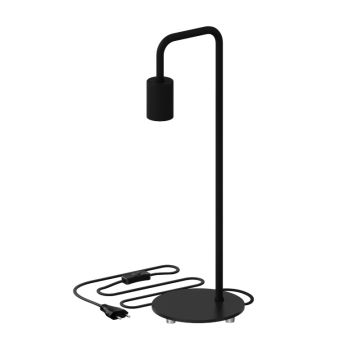 Calex Tafellamp U-Line | 1x E27 Max 60W | Staal Zwart