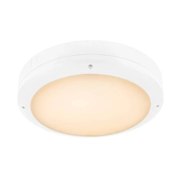 SLV LED Armatuur | 20W 3000K/6500K 1750lm 830/865 | IP65 Wit | OUTDOOR BULKHEAD