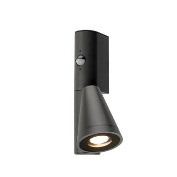 SLV LED Wandlamp | 1X GU10 Max 10W  | IP44 Dimbaar Sensor | T-TUBE
