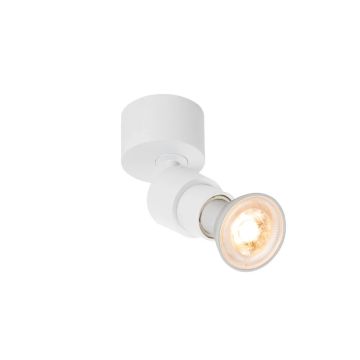 SLV LED Plafond- Wandlamp | 1X GU10 Max 6W  | IP20 Dimbaar | PURI 2.0