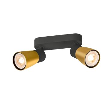 SLV LED Plafond- Wandlamp | 2X GU10 Max 6W  | IP20 Dimbaar | PURI 2.0