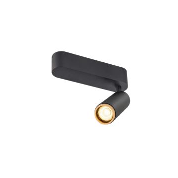 SLV LED Plafondlamp | 14W 3000K 1540lm 930 | IP20 Dimbaar Zwart | GRIP!