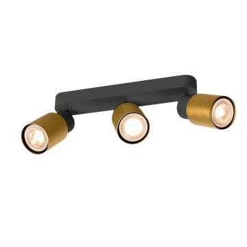 SLV LED Plafond- Wandlamp | 3X GU10 Max 6W  | IP20 Dimbaar | PURI 2.0
