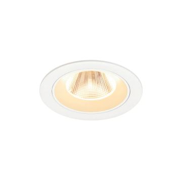 SLV LED Inbouwarmatuur Ø90mm | 12W 3000K 1800lm 930 IP20 | DALI | NUMINOS