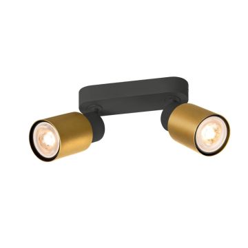 SLV LED Plafond- Wandlamp | 2X GU10 Max 6W  | IP20 Dimbaar | PURI 2.0