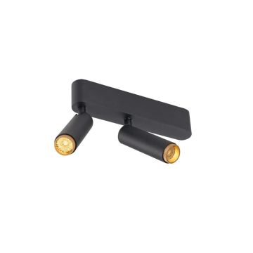 SLV LED Plafondlamp | 21W 3000K 1300lm 930 | IP20 Dimbaar Zwart | GRIP!
