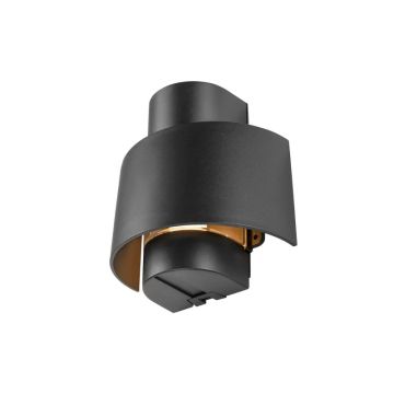 SLV LED Wandlamp | 1X E27 Max 13W  | IP65 Dimbaar Zwart | PHOTONI