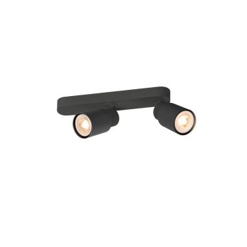 SLV LED Plafond- Wandlamp | 2X GU10 Max 6W  | IP20 Dimbaar | PURI 2.0