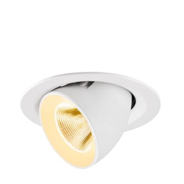 SLV LED Inbouwarmatuur Ø120mm | 12W 3000K 1800lm 930 IP20 | DALI | NUMINOS
