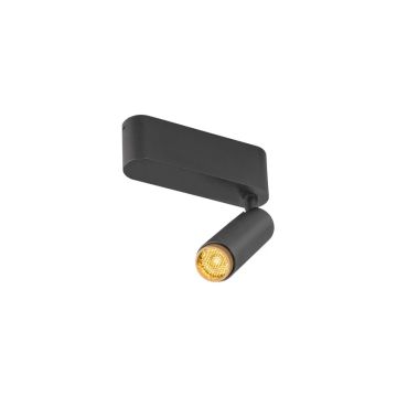 SLV LED Plafondlamp | 11W 3000K 650lm 930 | IP20 Dimbaar Zwart | GRIP!