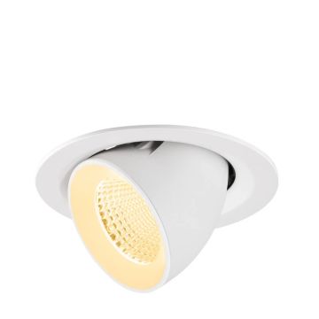 SLV LED Inbouwarmatuur Ø120mm | 12W 3000K 1800lm 930 IP20 | DALI | NUMINOS