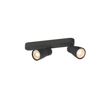 SLV LED Plafond- Wandlamp | 2X GU10 Max 6W  | IP20 Dimbaar | PURI 2.0