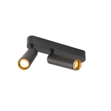 SLV LED Plafondlamp | 28W 3000K 1520lm 930 | IP20 Dimbaar Zwart | GRIP!
