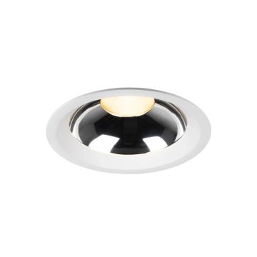 SLV LED Inbouwarmatuur Ø205mm | 8W 3000K 1000lm 930 IP54 | DOWNLIGHT
