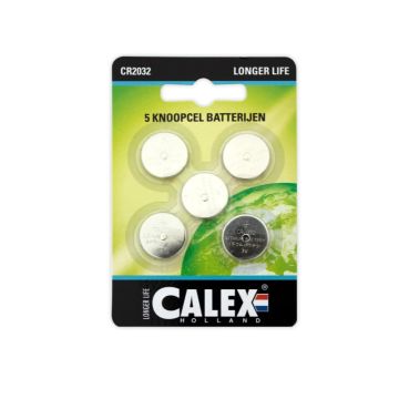 Calex Batterijen | Knoopcel CR2032 | 5-pack