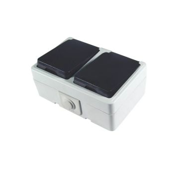 Calex Verlengdoos | 2-voudig | IP44