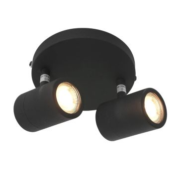 Mexlite Upround Ø24cm LED Downlighter | 2x GU10 4.9W 2200K/2700K 960lm 822/827