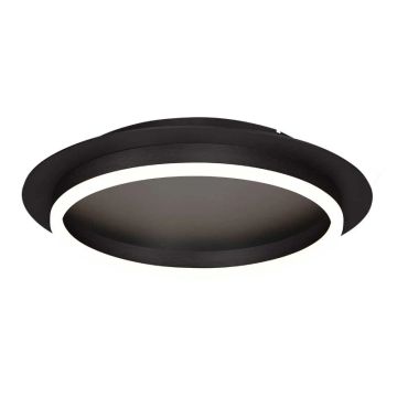 Steinhauer Ringlux LED Plafondlamp | 20W 2700K 2000lm 927 | Dimbaar | Zwart