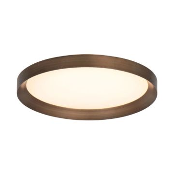 Steinhauer Flady LED Plafondlamp | 30W 2700K 3500lm 927 | Dimbaar | Brons