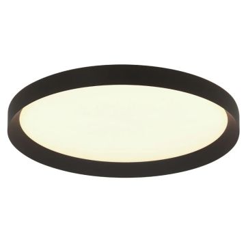 Steinhauer Flady LED Plafondlamp | 40W 2700K 4600lm 927 | Dimbaar | Zwart