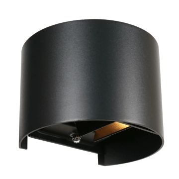 Steinhauer Logan LED Buitenlamp | 6W 2700K 480lm 927 | IP54 | Dimbaar | Zwart