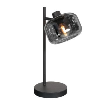 Mexlite Tenebris LED Tafellamp | 1x E14 40W | Dimbaar | Zwart