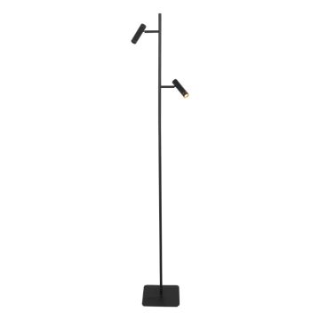 Mexlite Lumo LED Vloerlamp | 10W 2700K 960lm 927 | Dimbaar | Zwart