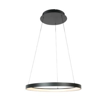Steinhauer Ringlede LED Hanglamp | 40W 2700K 4000lm 927 | Dimbaar | Zwart