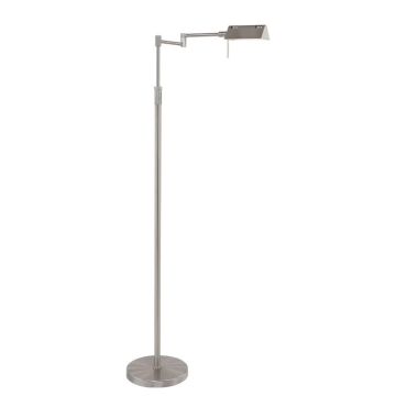Mexlite Karl LED Vloerlamp | 10W 2700K 800lm 827 | Dimbaar | Staal