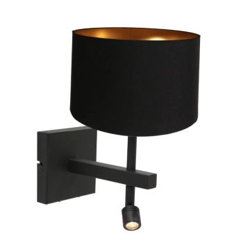 Steinhauer Stang LED Wandlamp | 2x E27 1W 2900K 100lm 929 | Dimbaar | Wit/Zwart
