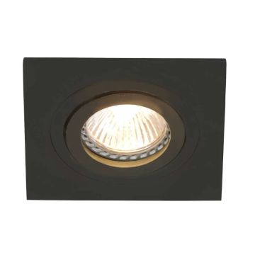 Steinhauer Pelite spot LED Inbouwspot | 1x GU10 10W | Dimbaar | Zwart