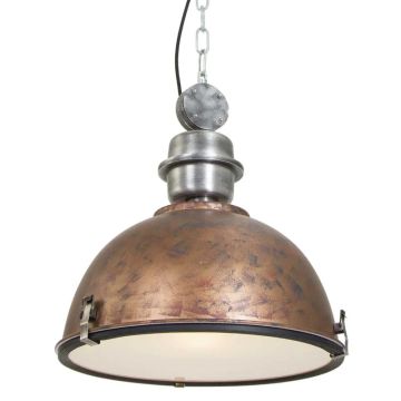 Steinhauer Bikkel LED Hanglamp | 1x E27 40W | Dimbaar | Bruin