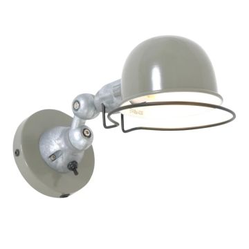 Mexlite Davin LED Wandlamp | 1x E14 40W | Dimbaar | Aluminium/Groen