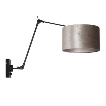 Steinhauer Prestige Chic LED Wandlamp | 1x E27 40W | Dimbaar | Grijs/Zwart
