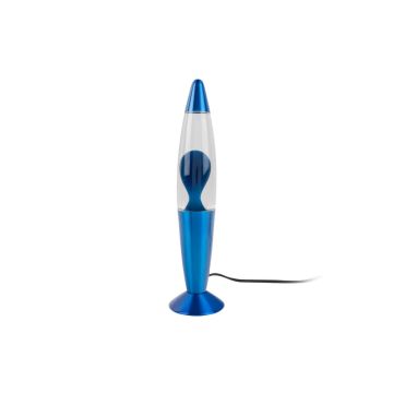 Leitmotiv Funky Rocket Lava Tafellamp | 1x E14 R39 20W | Blue