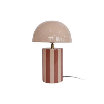 Leitmotiv Rayado LED Tafellamp | 1x E14 15W | Rose tan & soft pink