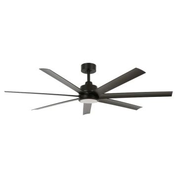 Plafondventilator Lucci Air Atlanta Led | 142 cm | Outdoor | Inclusief Lamp | Mat zwart