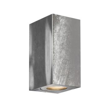 Nordlux Canto LED Wandlamp | 2x GU10 Max 28W | ip44 | Dimbaar | Zilver