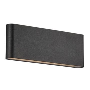 Nordlux Kinver LED Wandlamp | 10W 3000K 800lm 830 | ip44 | Zwart