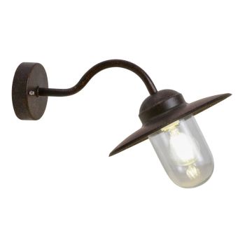 Nordlux Luxembourg LED Wandlamp | 1x E27 Max 60W | ip44 | Dimbaar | Bruin