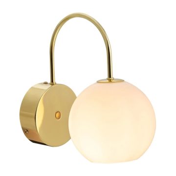 Nordlux Franca LED Wandlamp | 1x E14 Max 40W | Dimbaar | Goud