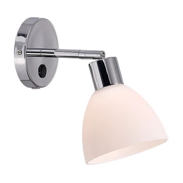 Nordlux Ray LED Wandlamp | 1x E14 Max 25W | Dimbaar | Zilver