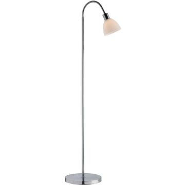 Nordlux Ray LED Vloerlamp | 1x E14 Max 25W | Dimbaar | Zilver