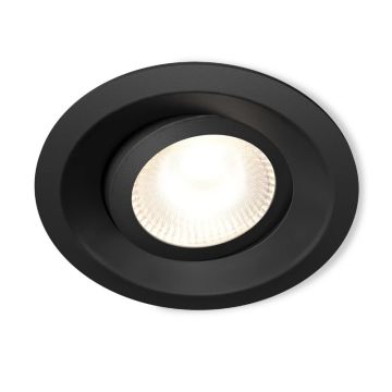 Plejd 6X Smart Downlighter Tilt | 8W 2200K/4000K 515Lm | Dimbaar | met App | Zwart | Multipack